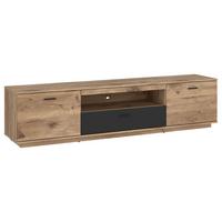 Tv-element Pardoo Eichefarben/anthrazit B: 210cm - Eichefarben/Anthrazit, Trend, Holzwerkstoff (210/51,9/50cm)