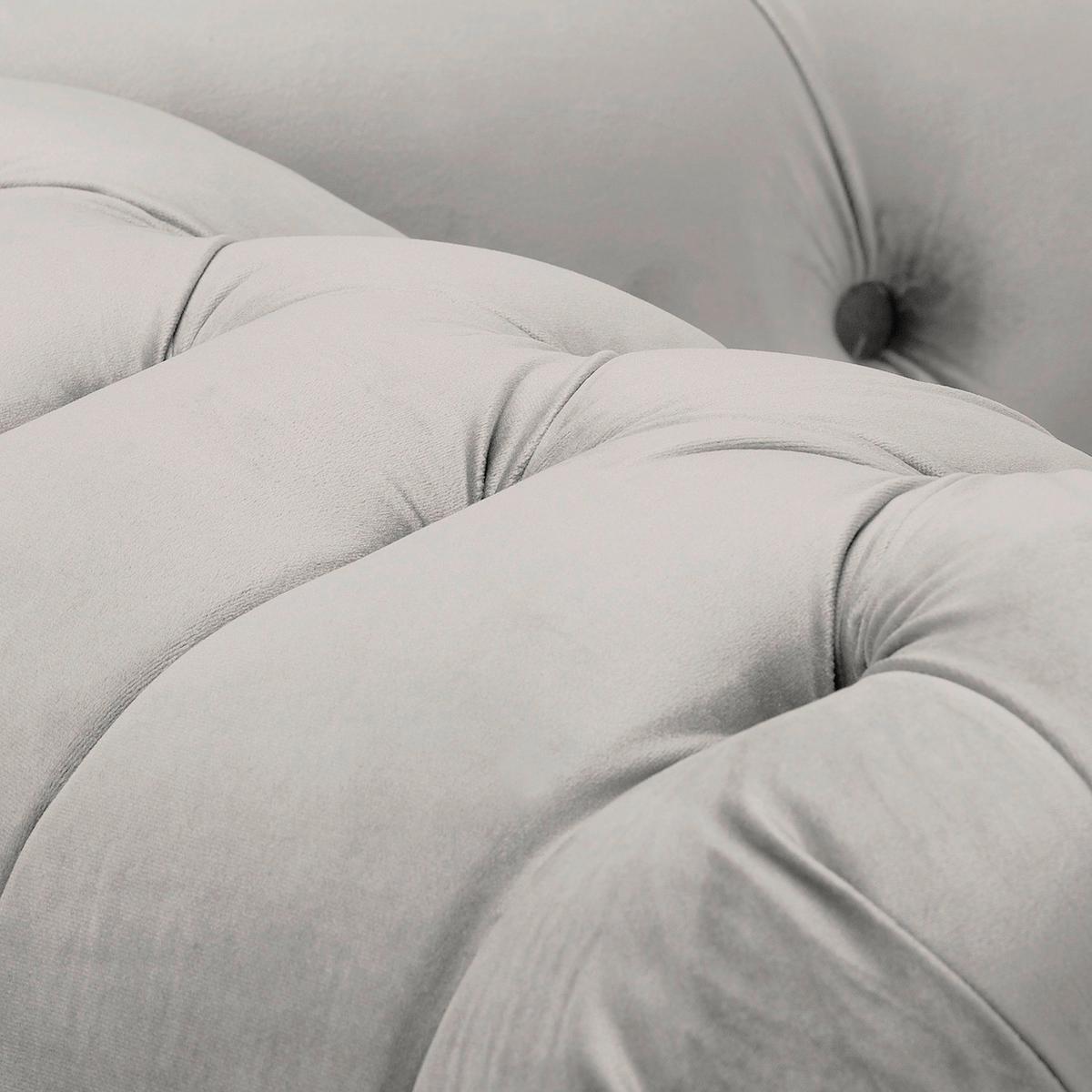 Récamiere Pako Grau B: 185cm - Braun/Grau, Design, Textil (185/93/75cm) - Livetastic