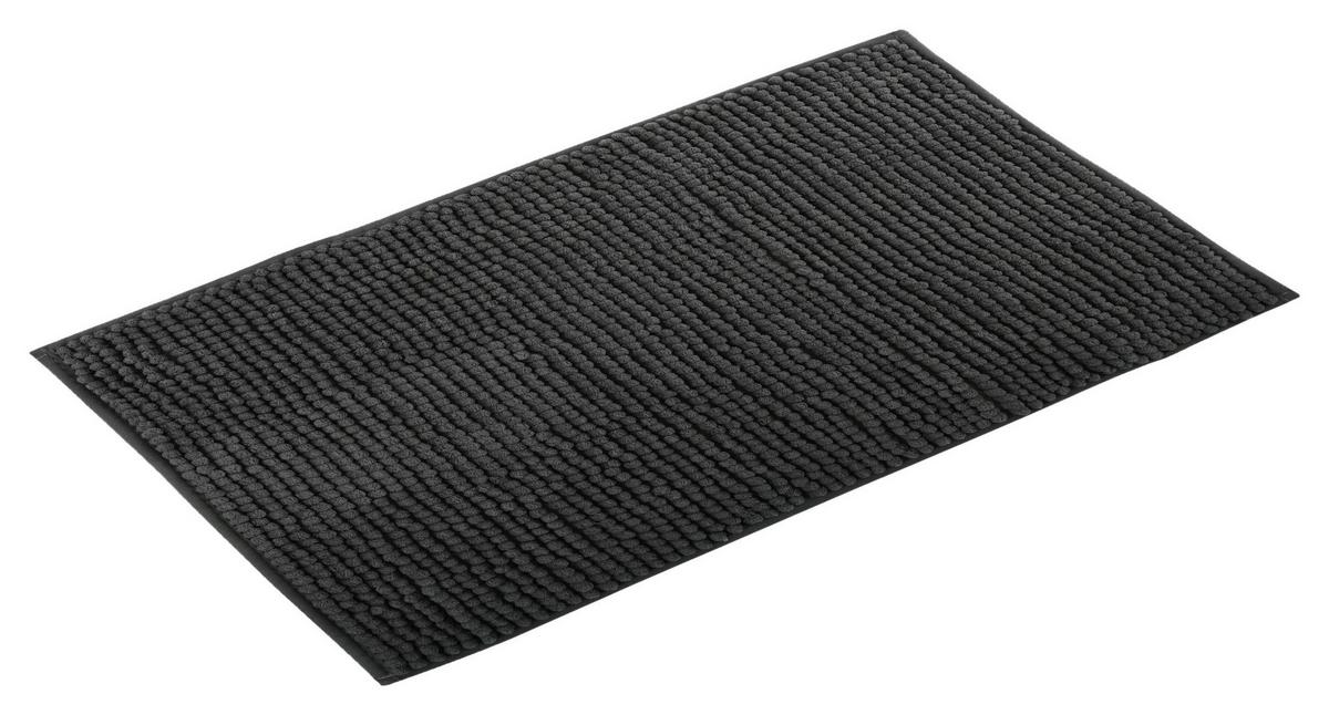 Badteppich Grau 80/50 Cm - Grau, KONVENTIONELL (80/50cm) - Spirella