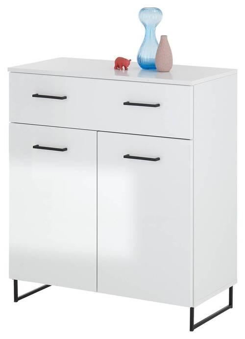 Kommode 80 cm Lecce, Weiß