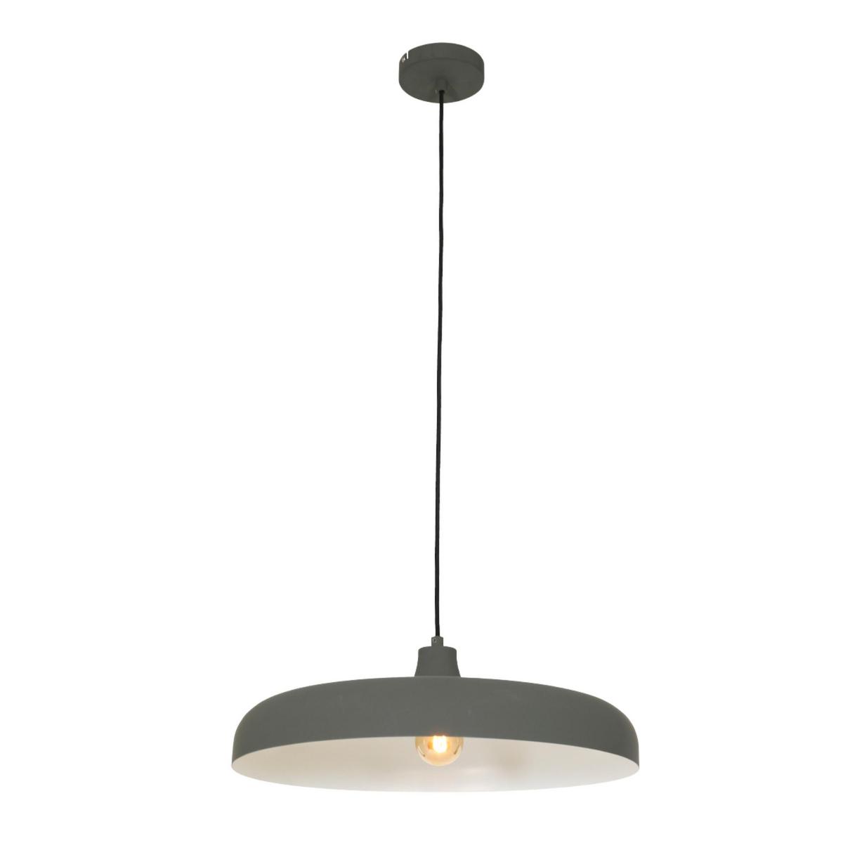 Pendelleuchte Krisip - Grau, Trend, Metall (50/20-170/50cm)