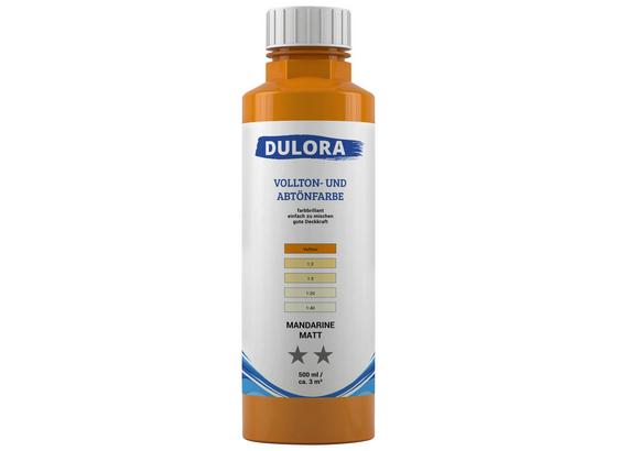 Abtönfarbe 500ml Mandarine Matt - Dunkelgelb/Orange, Kunststoff (0,500l) - Dulora Abtönfarbe 500ml Mandarine Matt - Dunkelgelb/Orange, Kunststoff (0,500l) - Dulora
