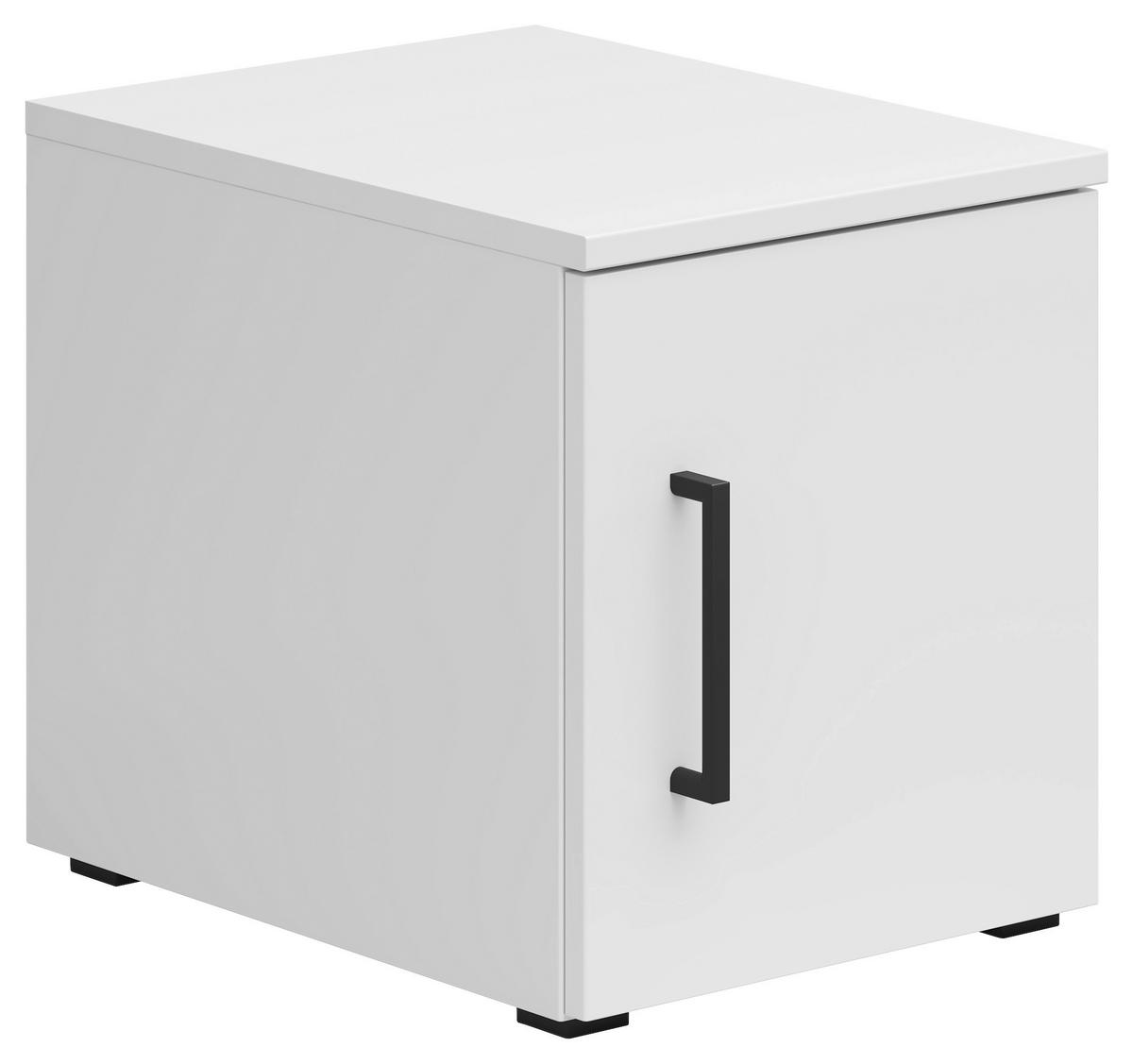 Nadstavec na skriňu MULTISTAURAUM š: 30cm - čierna/biela, Modern, kompozitné drevo/plast (30/35/40cm)