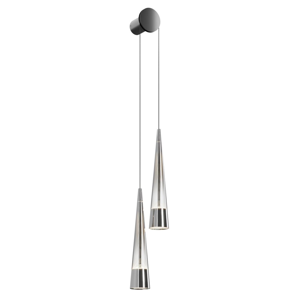 Wandleuchte Sintesi - Chromfarben, Trend, Glas/Metall (8/38,9cm) - MAYTONI