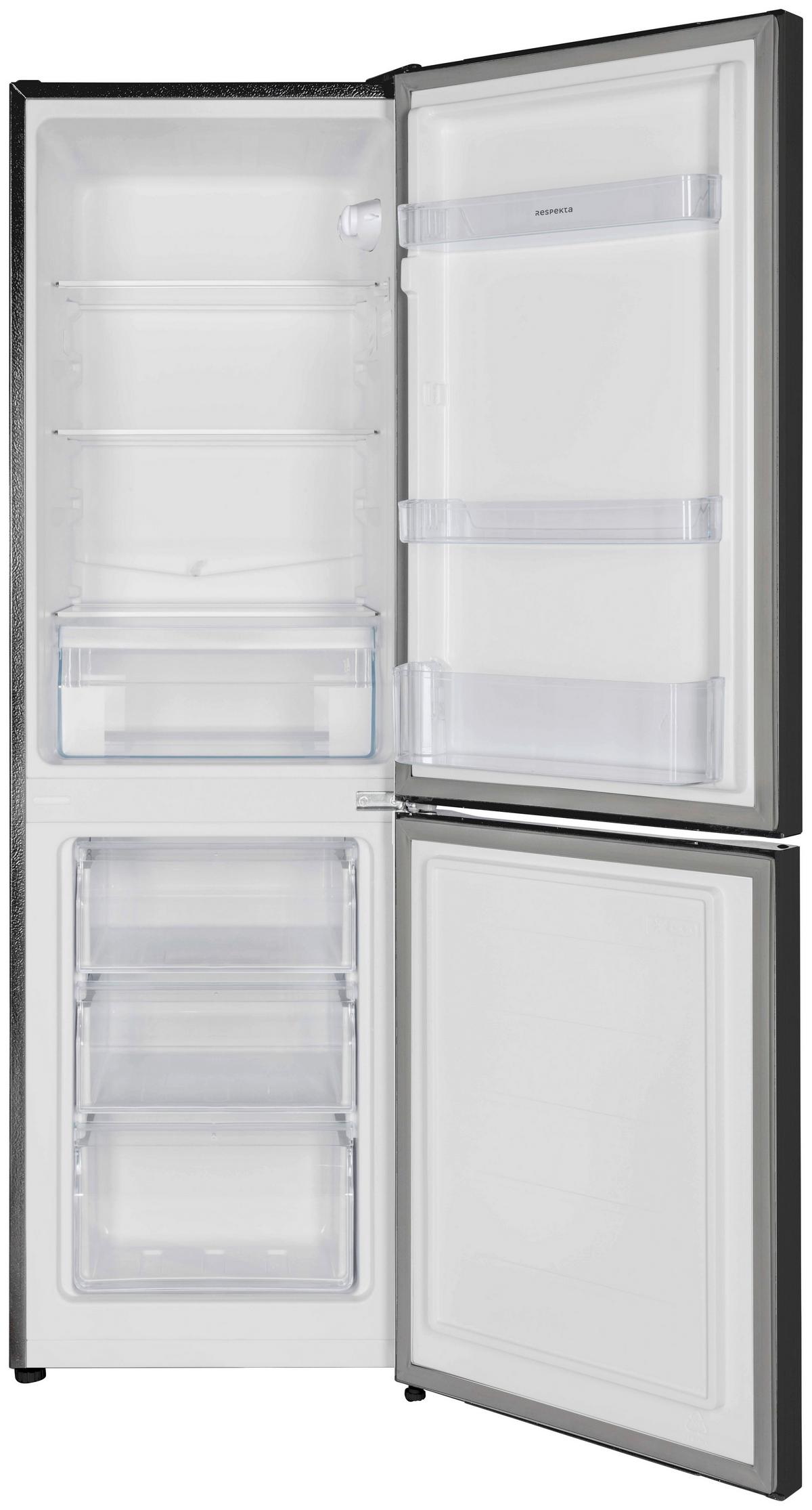 KÜHL-GEFRIER-KOMBINATION Anthrazit B: 47,4 cm - Anthrazit, Basics, Glas/Kunststoff (47,4/144/49,5cm) - Respekta