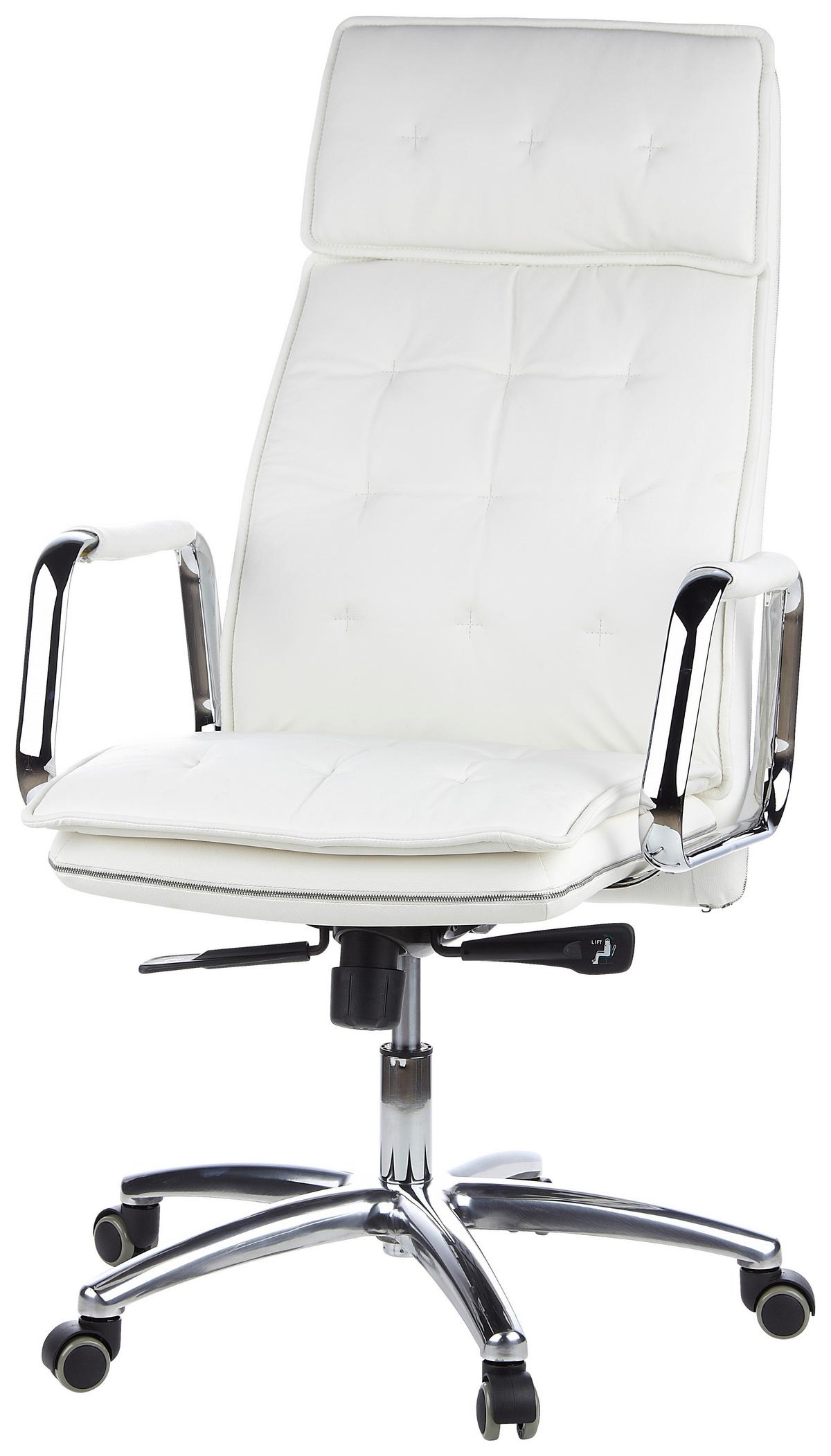 Chefsessel Villa Creme Bis 120 Kg - Creme, Basics, Leder/Kunststoff (60/130/48cm) - MID.YOU