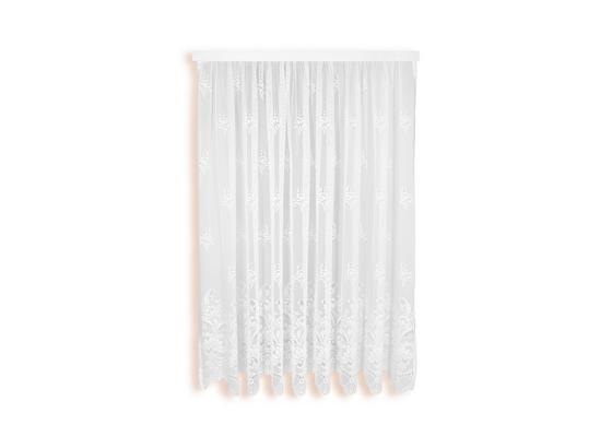 Blumenfensterstore Andrea - Weiß, KONVENTIONELL, Textil (300/175cm) - Ombra Blumenfensterstore Andrea - Weiß, KONVENTIONELL, Textil (300/175cm) - Ombra