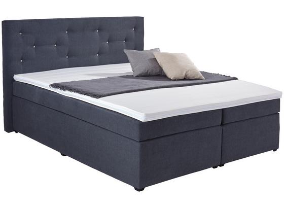 Boxspringbett Luminosa Anthrazit 180x200 - Anthrazit/Schwarz, MODERN, Textil (193/121/212cm) Boxspringbett Luminosa Anthrazit 180x200 - Anthrazit/Schwarz, MODERN, Textil (193/121/212cm)