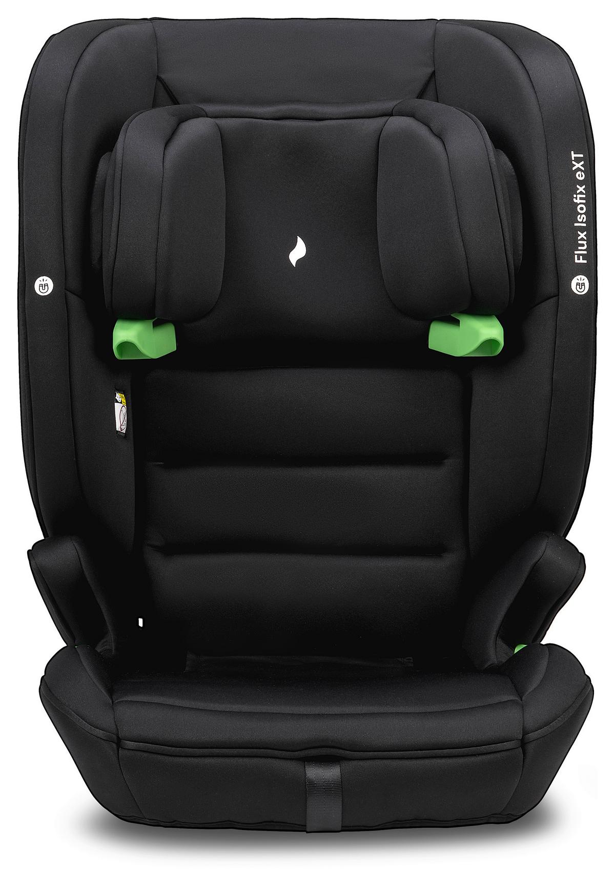 Kinderautositz Flux Isofix Ext Schwarz, L/b/h:  47x44x61,5cm - Schwarz, Basics, Textil (47/44/61,5cm) - Osann