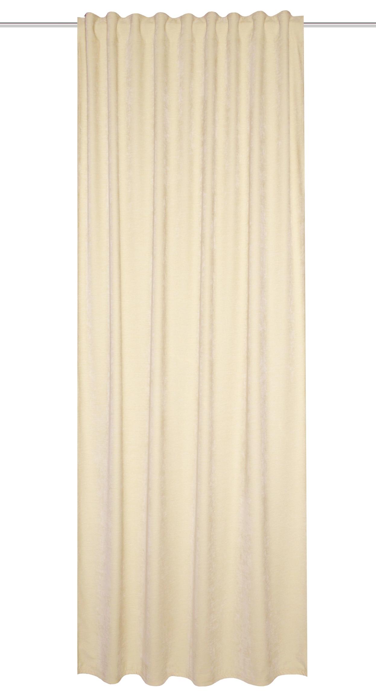 HOTOVÝ ZÁVĚS WOLLY - krémová, Basics, textil (135/265cm) - Schmidt W. Gmbh