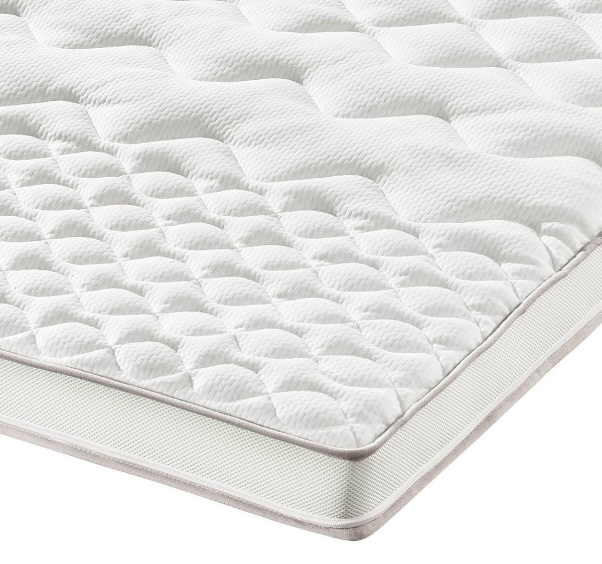 Topper Big Komfort 90x200 Cm H2 Polyurethanschaumkern - Weiß, Basics, Textil (90/200cm) - FAN