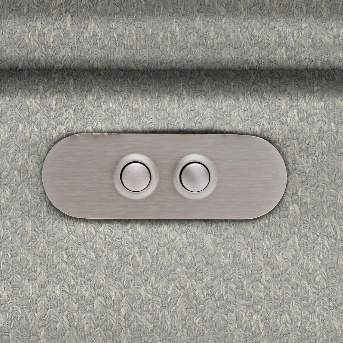 Rohová sedačka GRINALDI, pravá, piesková - čierna/piesková, Modern, textil/plast (283/206cm) - Premium Living