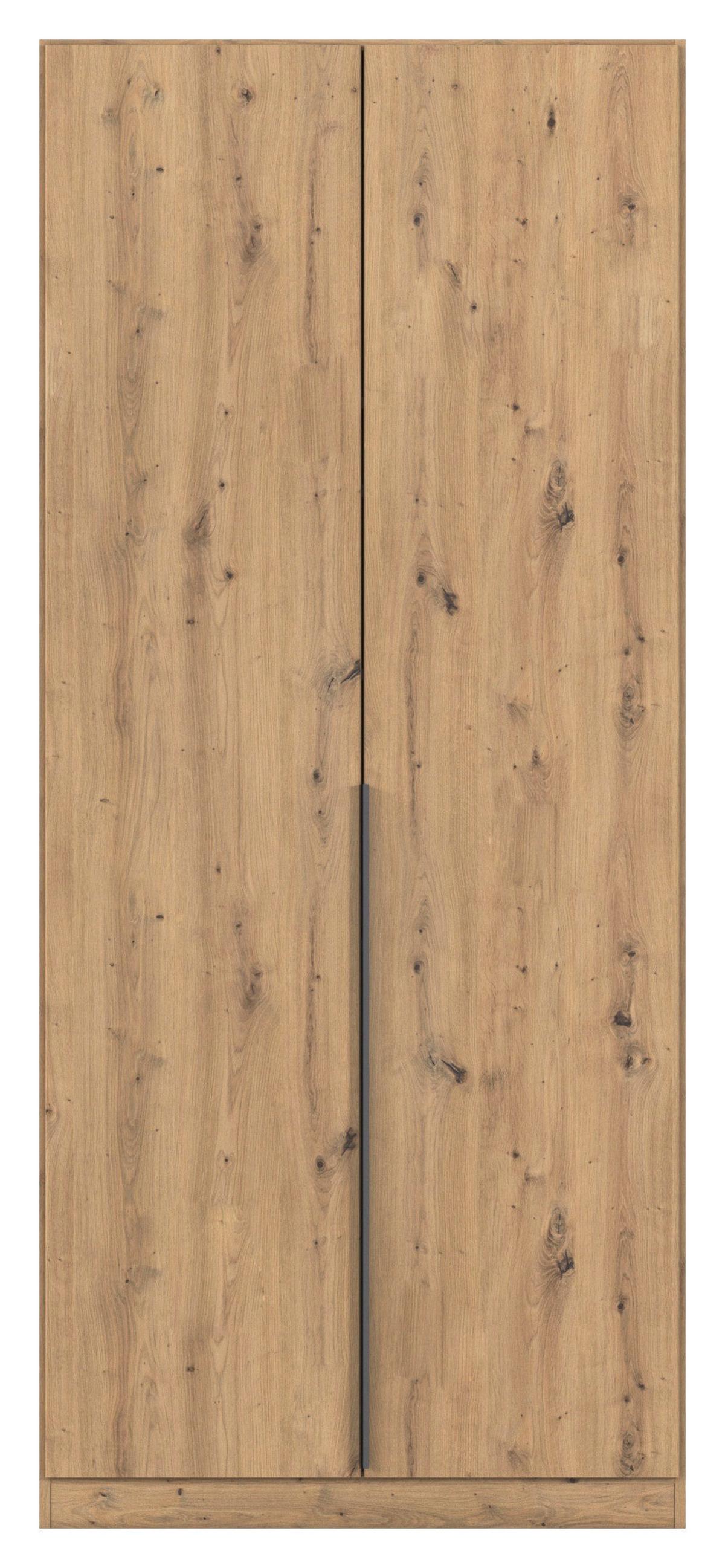 Drehtürenschrank Alabama Eiche Dekor B: 91 Cm - Eiche Artisan, MODERN, Holzwerkstoff (91/229/54cm) - Rauch Möbel