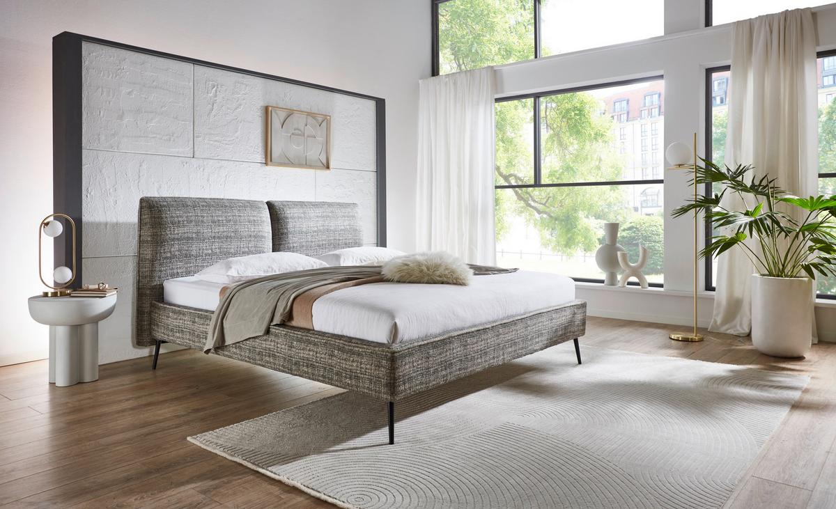 Polsterbett Infinity Liberty Grün 180x200cm - Schwarz/Grün, MODERN, Textil (180/200cm) - Livetastic