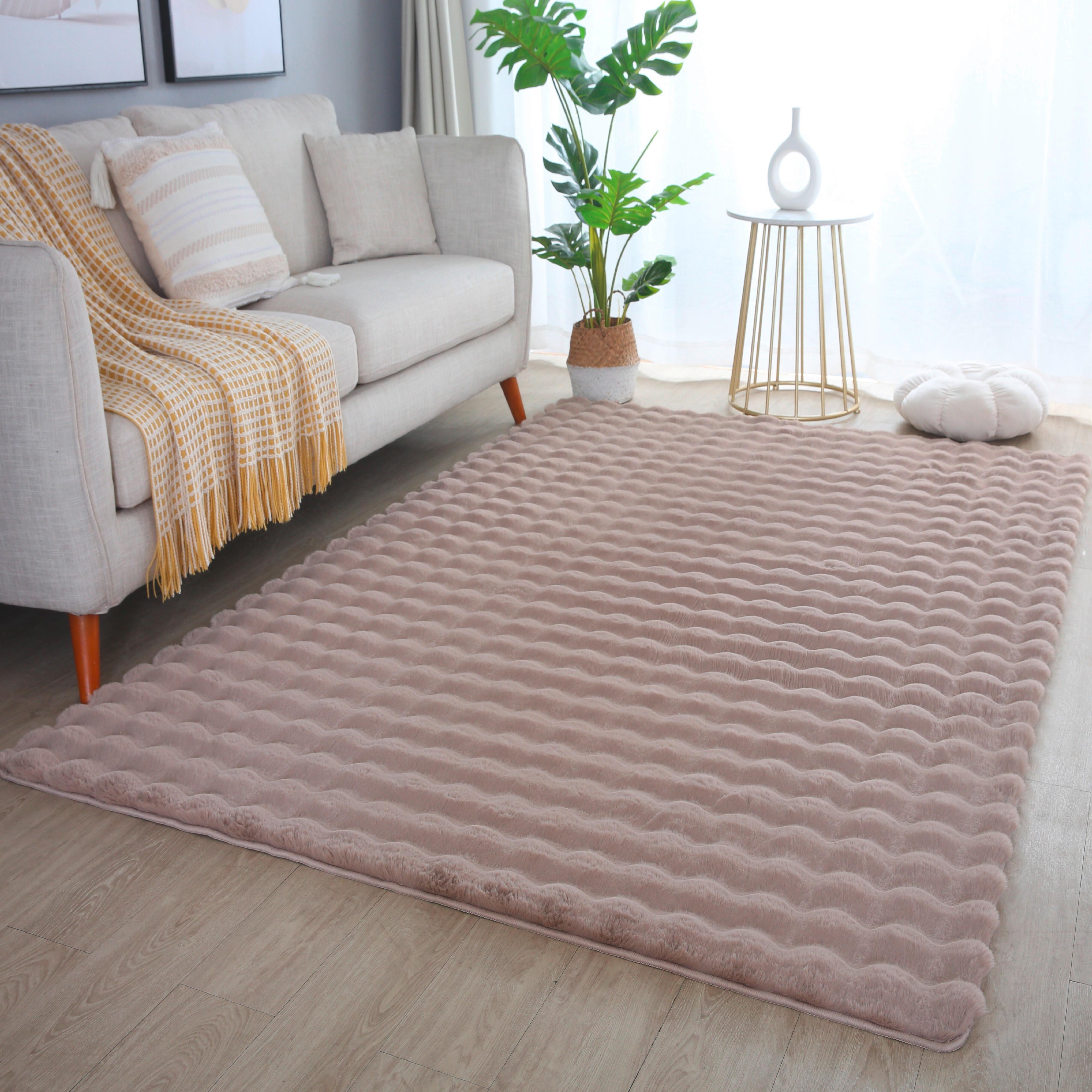 Hochflorteppich, Beige,f: 25mm Ambiance - Beige, Basics, Textil (80/150cm)
