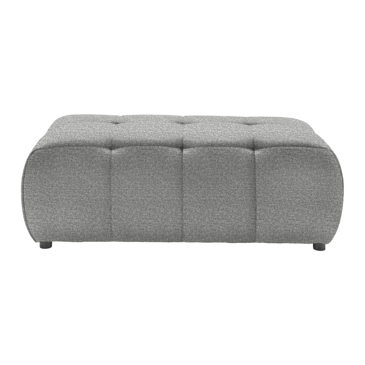 Taburet SOFI, svetlě šedá - černá/světle šedá, Moderní, textil (128/48/70cm) - Premium Living