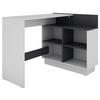 Eckschreibtisch Berni - Graphitfarben/Weiß, MODERN, Holzwerkstoff (102/80/77,5cm) - MID.YOU