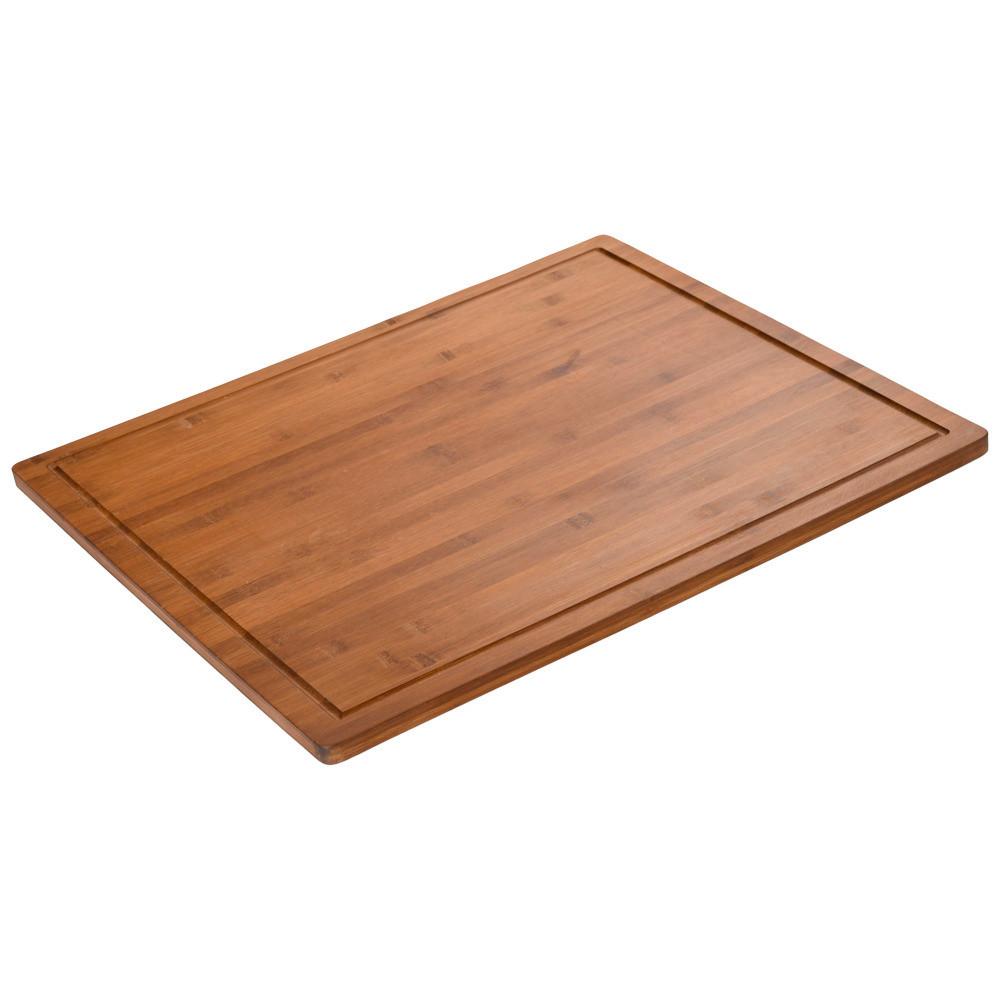 Schneidebrett Naturfarben L: 56 cm - Naturfarben, Basics, Naturmaterialien (56/50/3,1cm) - Kesper