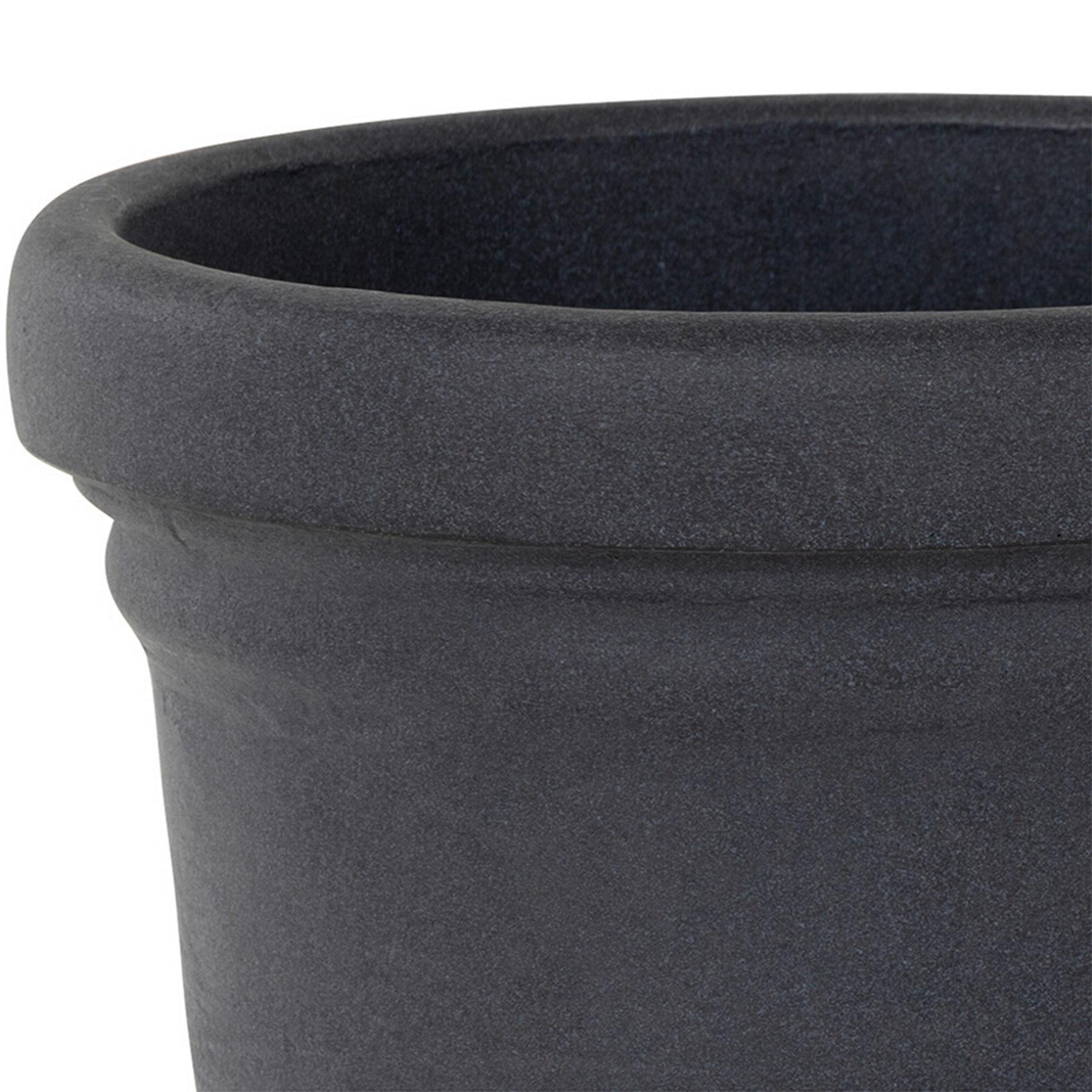 Pflanzentopf Anthrazit D: 70 cm - Anthrazit, Basics, Kunststoff (70/52cm) - Siena Garden