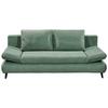 Schlafsofa Sunny 3Dl Grün B: 212 cm - Schwarz/Grün, KONVENTIONELL, Holzwerkstoff/Textil (212/88/101cm) - MID.YOU
