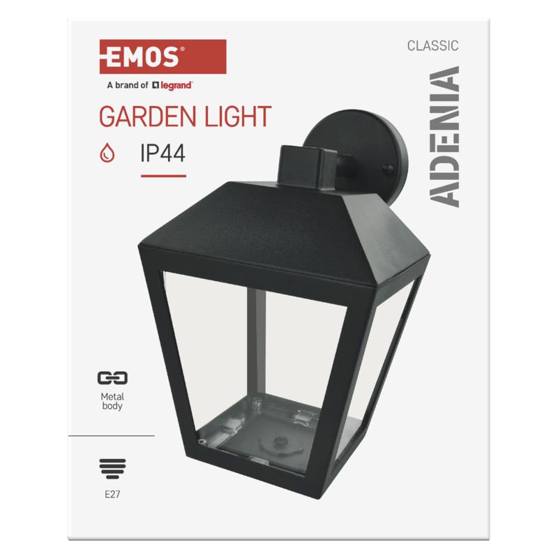 VONKAJŠIE LED SVIETIDLO ADENIA - čierna, Modern, kov/plast