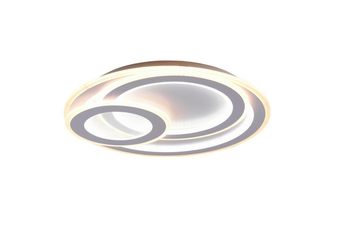 LED-Deckenleuchte 629210331 Mita - Weiß, Design, Metall (51/7cm) - Trio Leuchten
