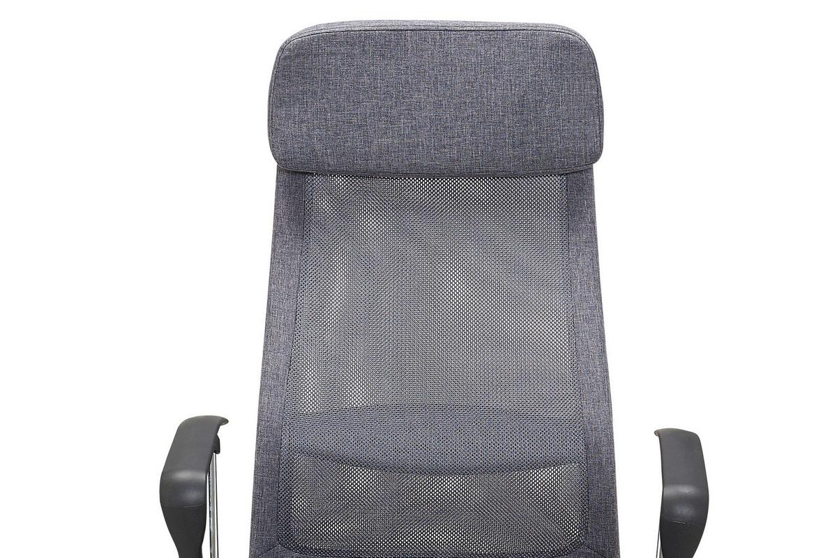 Drehstuhl Grau/Silberfarben B: 62cm - Silberfarben/Schwarz, MODERN, Kunststoff/Textil (62/118/60cm) - Livetastic