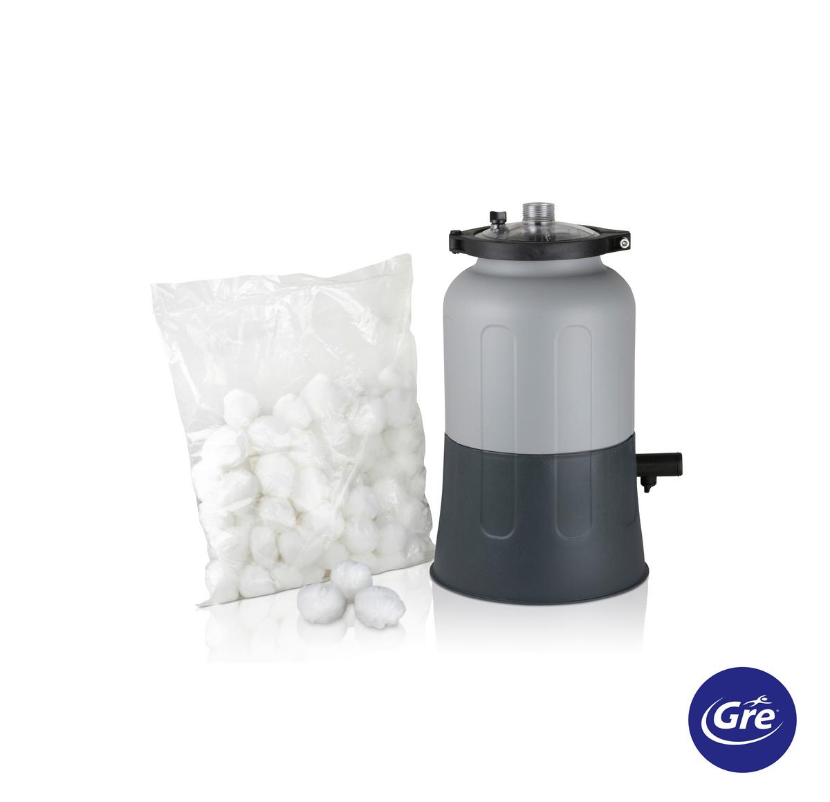 Filterpumpe Aqualoon-Filter - Grau, KONVENTIONELL, Kunststoff (29/33/55cm) - Gre