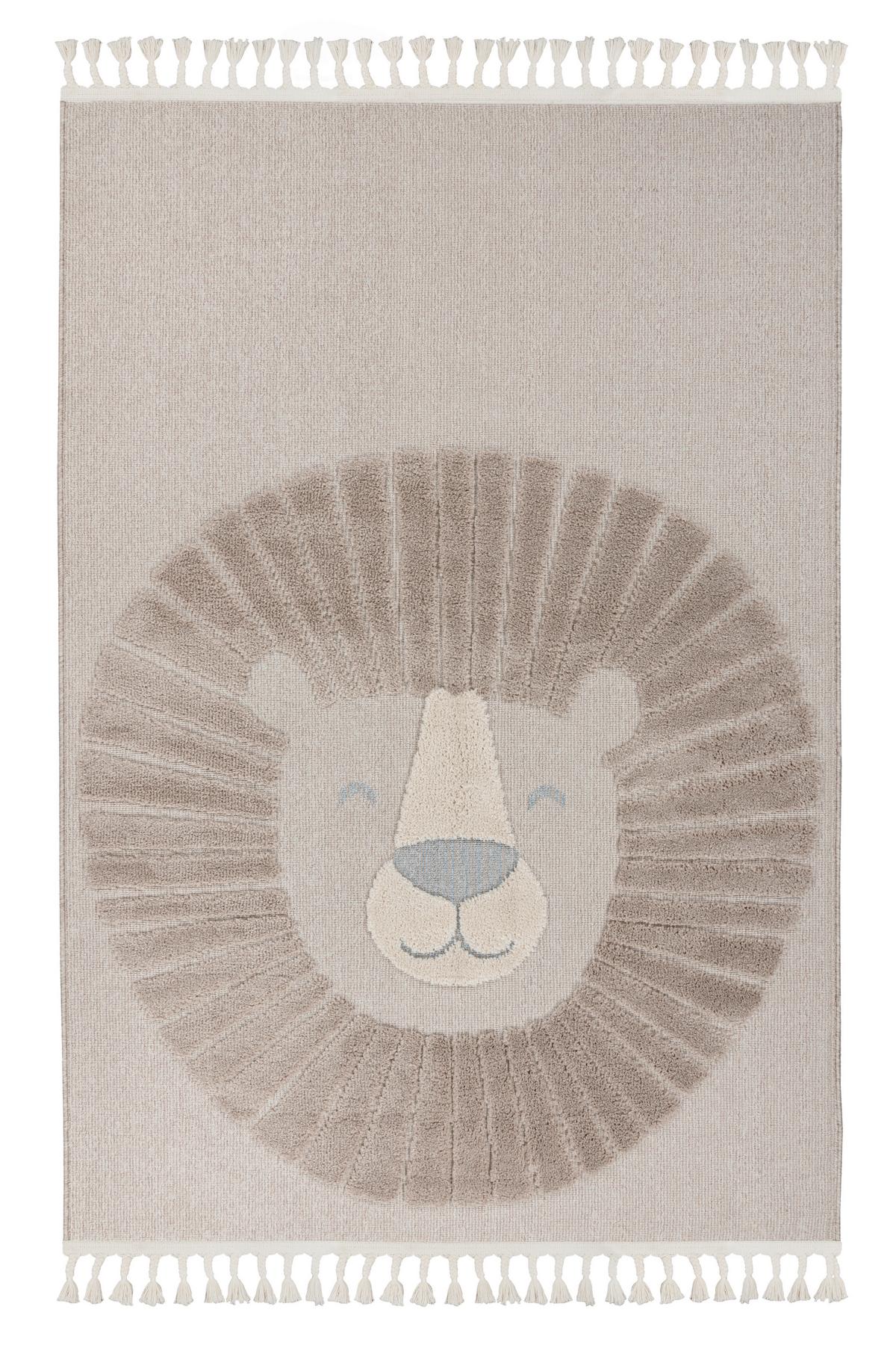 Flachwebteppich 120x170cm My Fano 399 Lion 120x170 - Multicolor/Orange, Basics, Textil (120/170cm) - Obsession