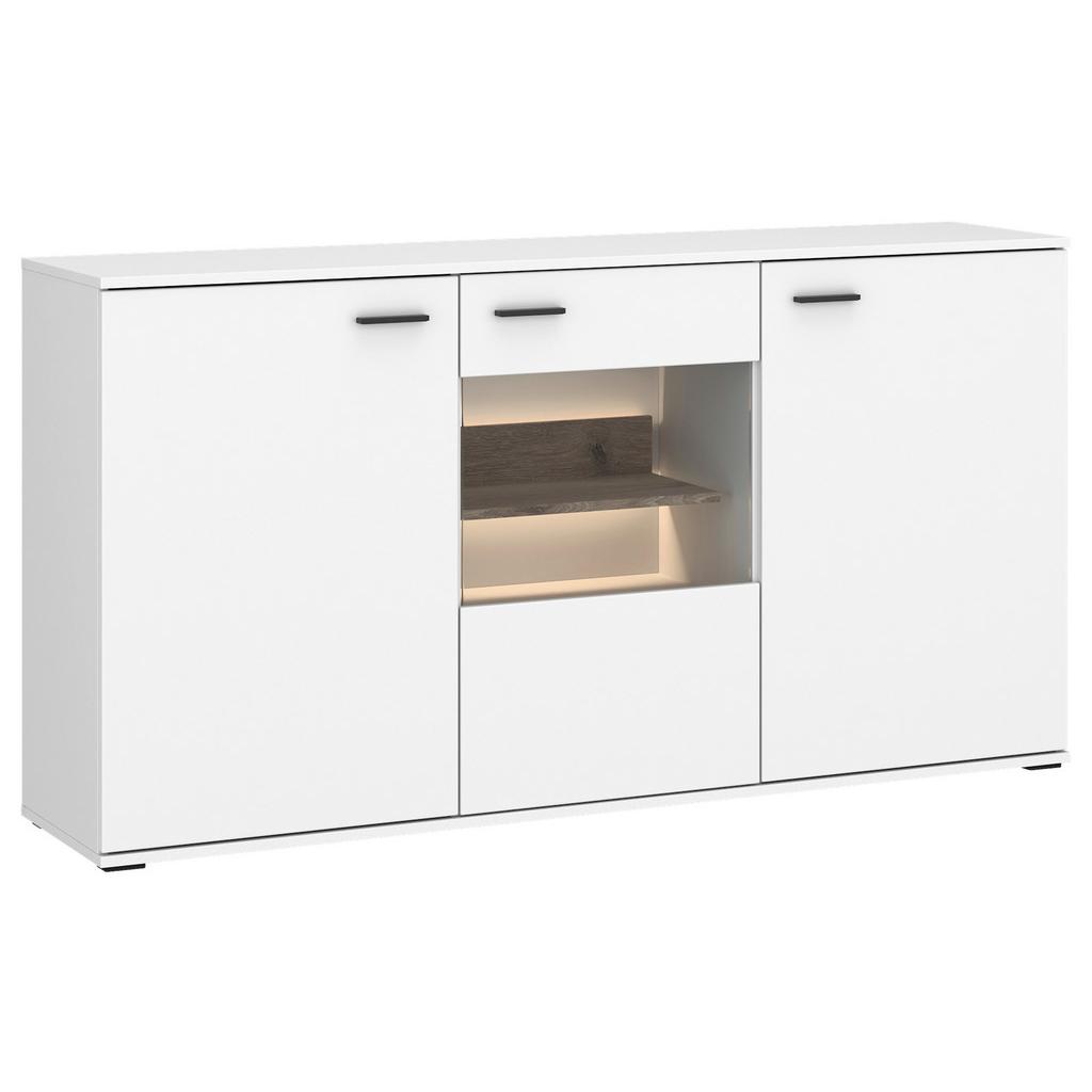 Sideboard Cotia New Weiß/Eichefarben B: 160 cm