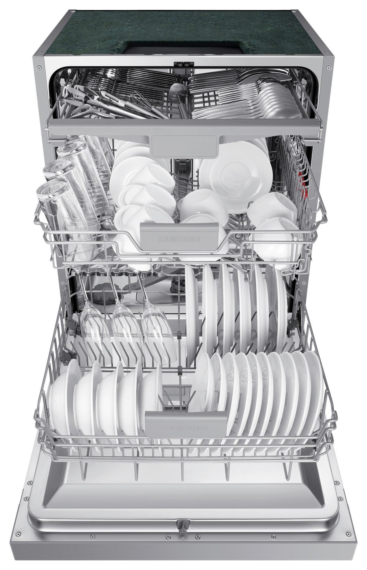 Geschirrspüler Dw60cg552ssreg - Weiß, Kunststoff/Metall (59,8/81,5/57cm) - Samsung