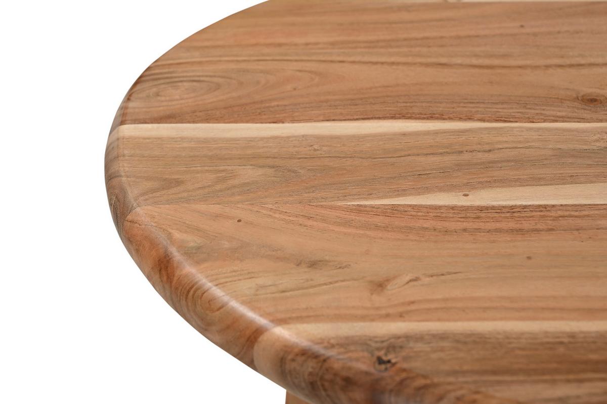 BEISTELLTISCH Akazie Natur B: 60cm - Naturfarben, Design, Holz (60/60/60cm) - MID.YOU