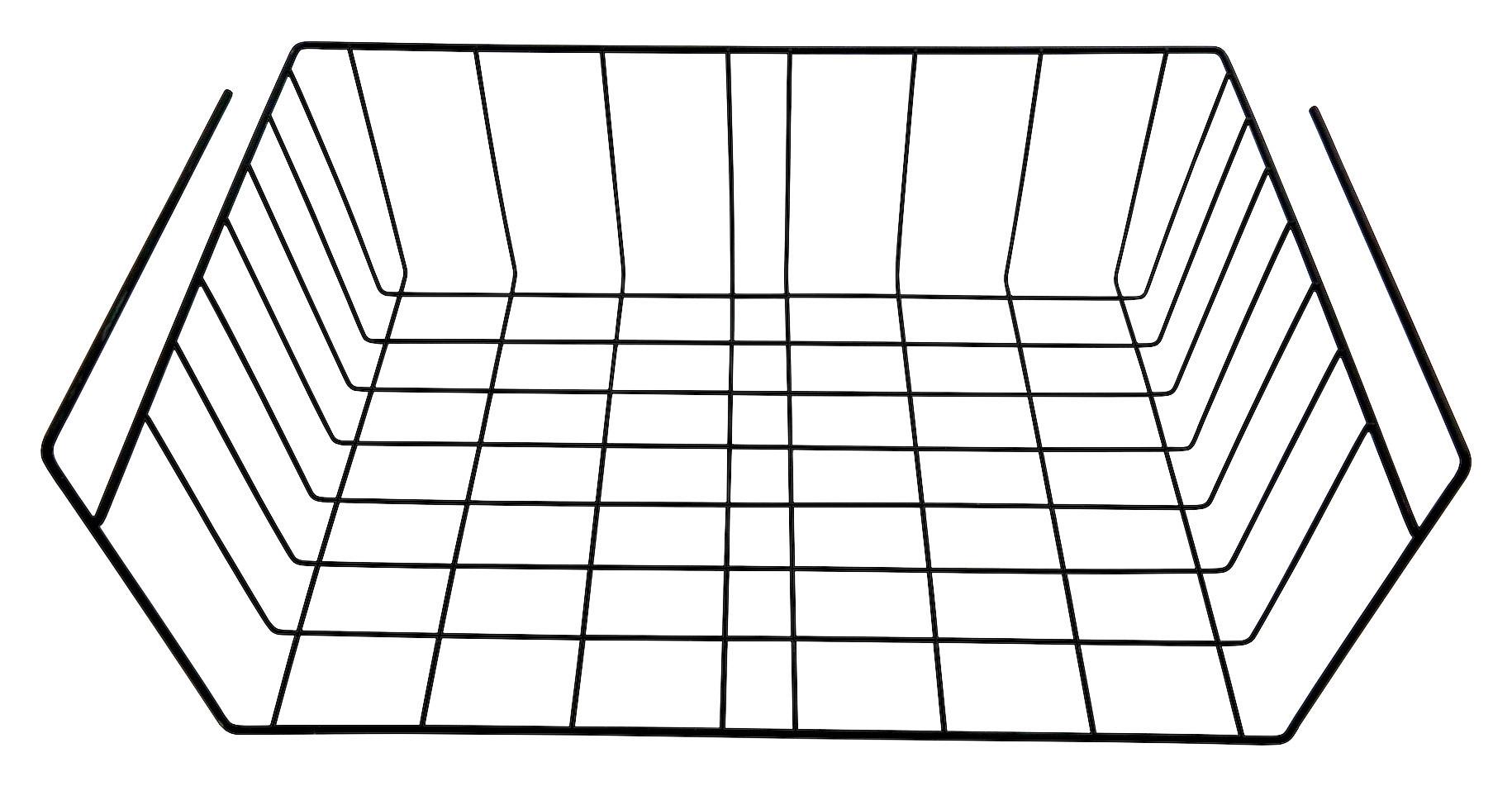 KOŠ DO REGÁLU Gustav, 39/14/25cm - černá, kov (39/14/25cm) - Mömax