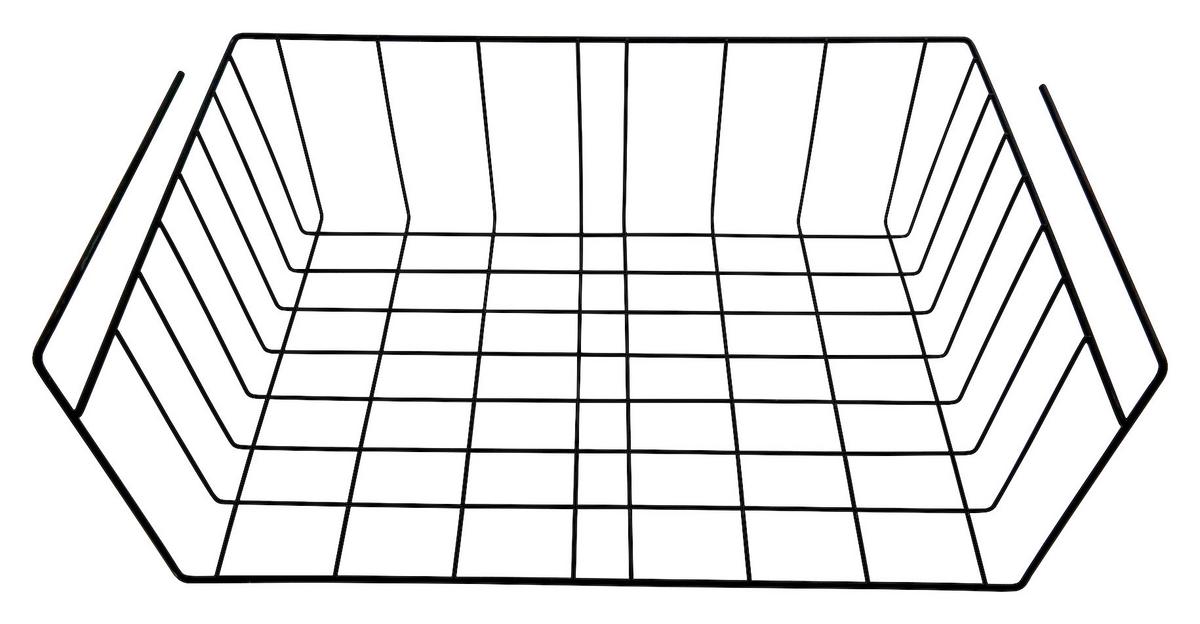 KOŠ DO REGÁLU Gustav, 39/14/25cm - černá, kov (39/14/25cm) - Mömax
