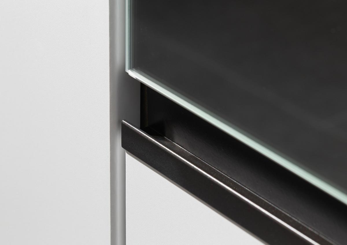 Drehtürenschrank Costa Dunkelgrau B: 136 cm - Dunkelgrau, MODERN, Holzwerkstoff (136/197/54cm) - Rauch Möbel