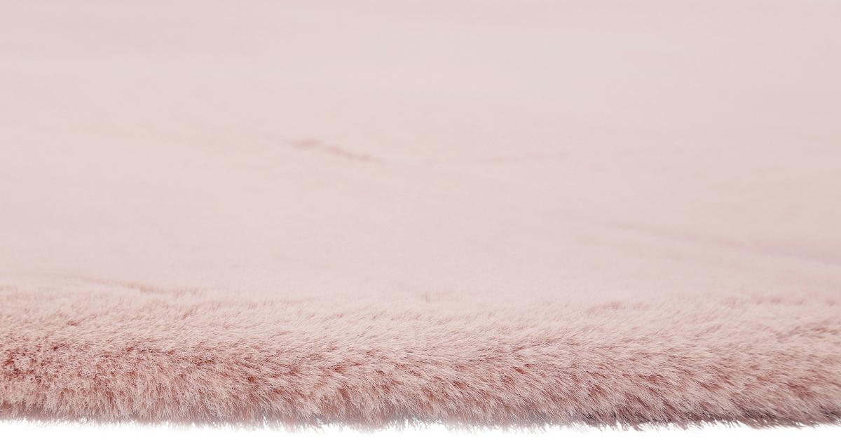 Hochflorteppich Alice Rosa Rund Ø 150 Cm - Rosa, KONVENTIONELL, Textil (150cm) - Esprit