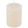 Stumpenkerze Saphira Creme D/h: 6,8/9 Cm - Creme, Basics (6,8/9cm) - Ondega