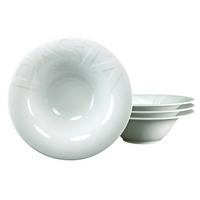 Sada tanierov na cestoviny 4- dielna - biela, keramika (27cm) - Creatable