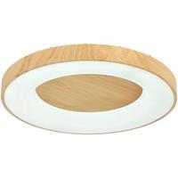 LED stropné svietidlo Luzia, max. 42 Watt - biela/farba duba, kov/plast (60/10cm) - Premium Living