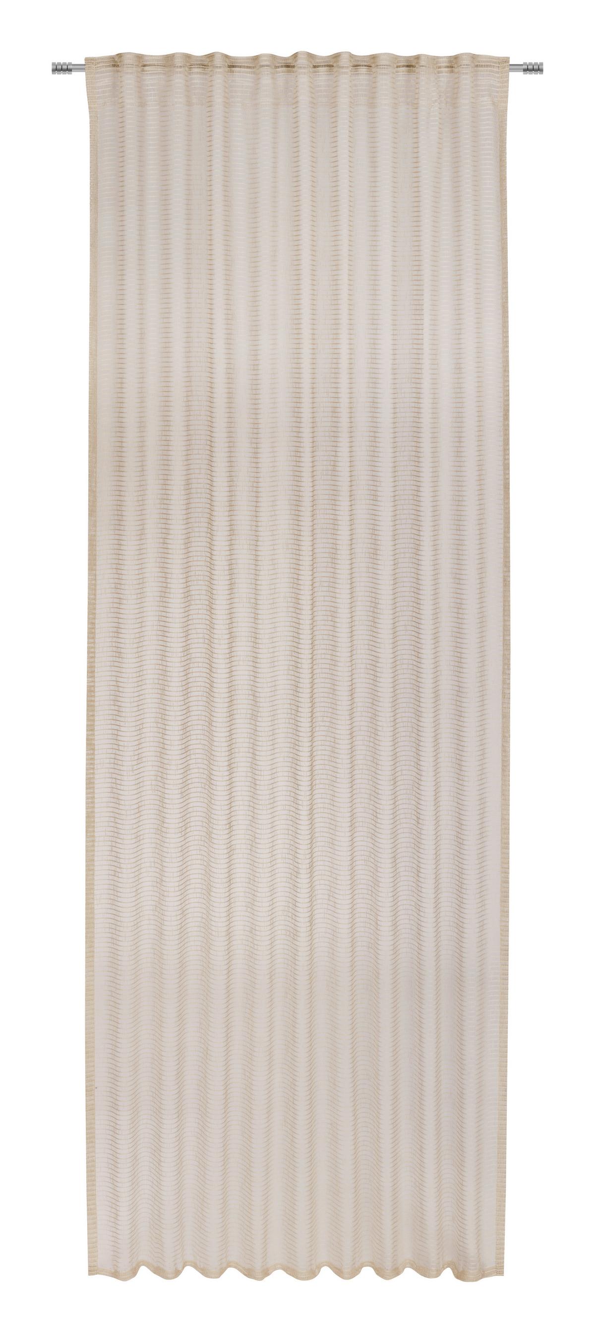 HOTOVÝ ZÁVES Luka, 135/245cm, prírodná - prírodná farba, Konventionell, textil (135/245cm) - Premium Living