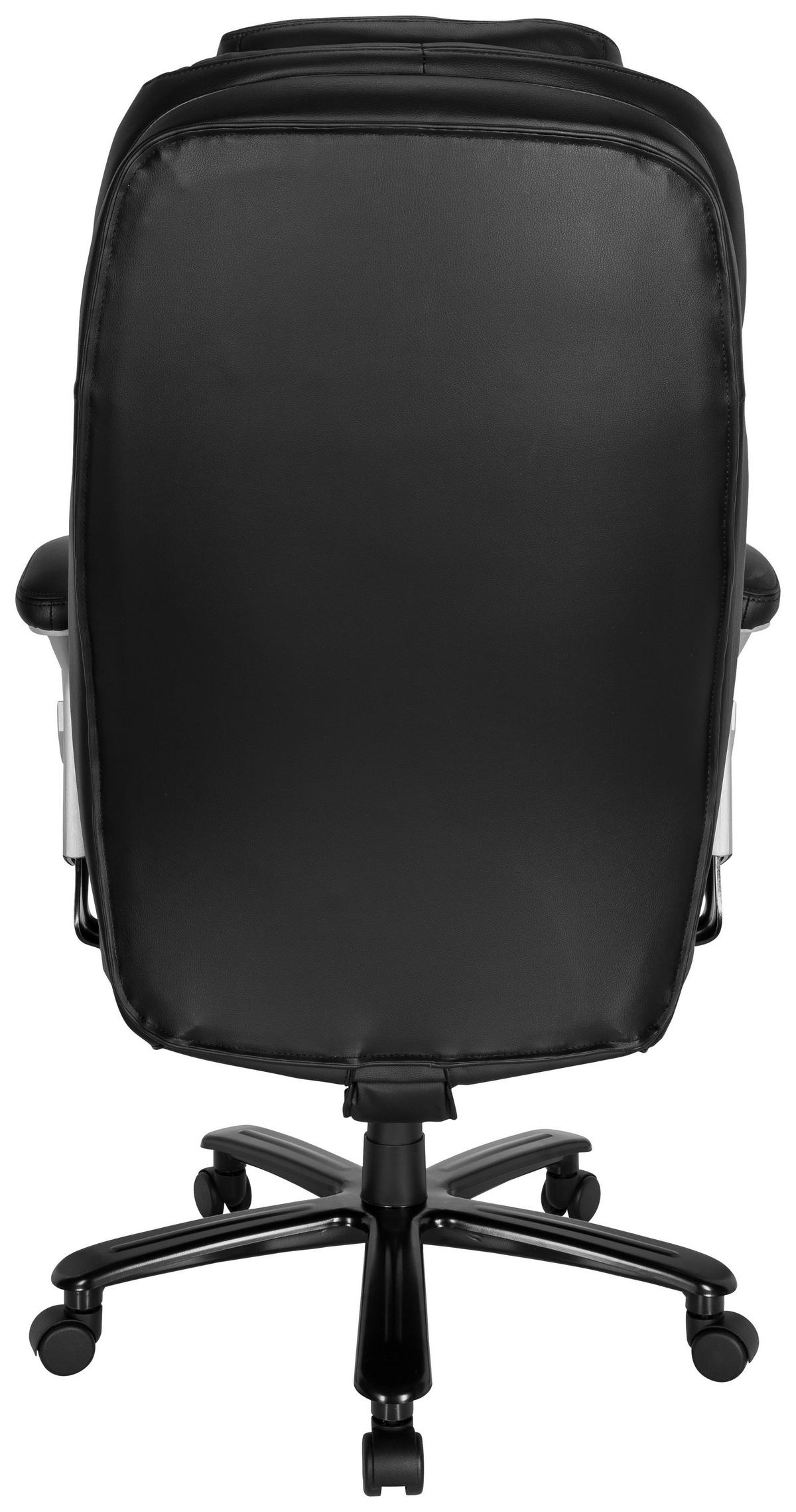 Chefsessel Xxl Pullmann I Schwarz - Schwarz, MODERN, Leder/Kunststoff (73/138/85cm) - MID.YOU