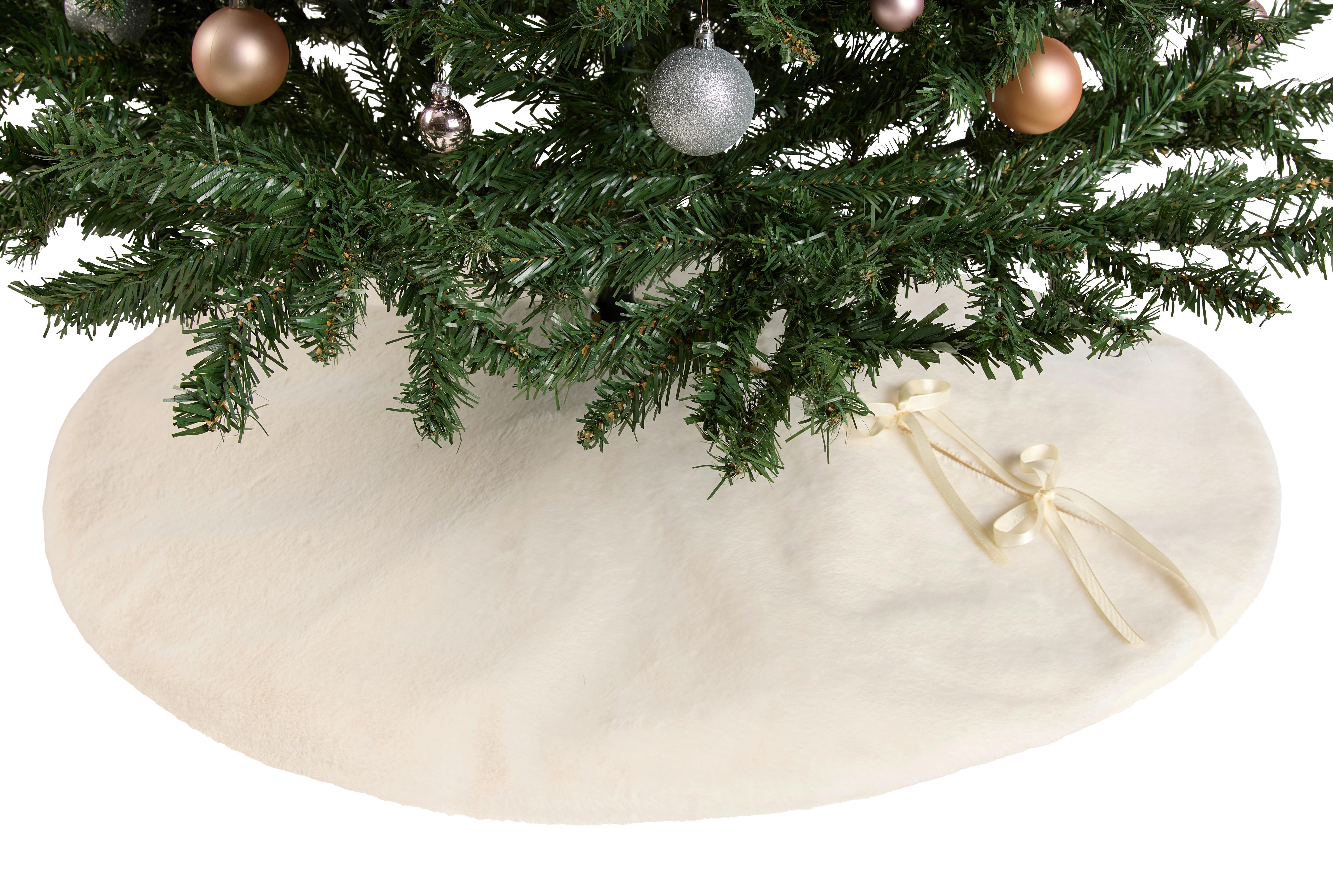 CHRISTBAUMDECKE CHRISTMAS TREE - Weiß, ROMANTIK / LANDHAUS, Textil (90cm) - James Wood