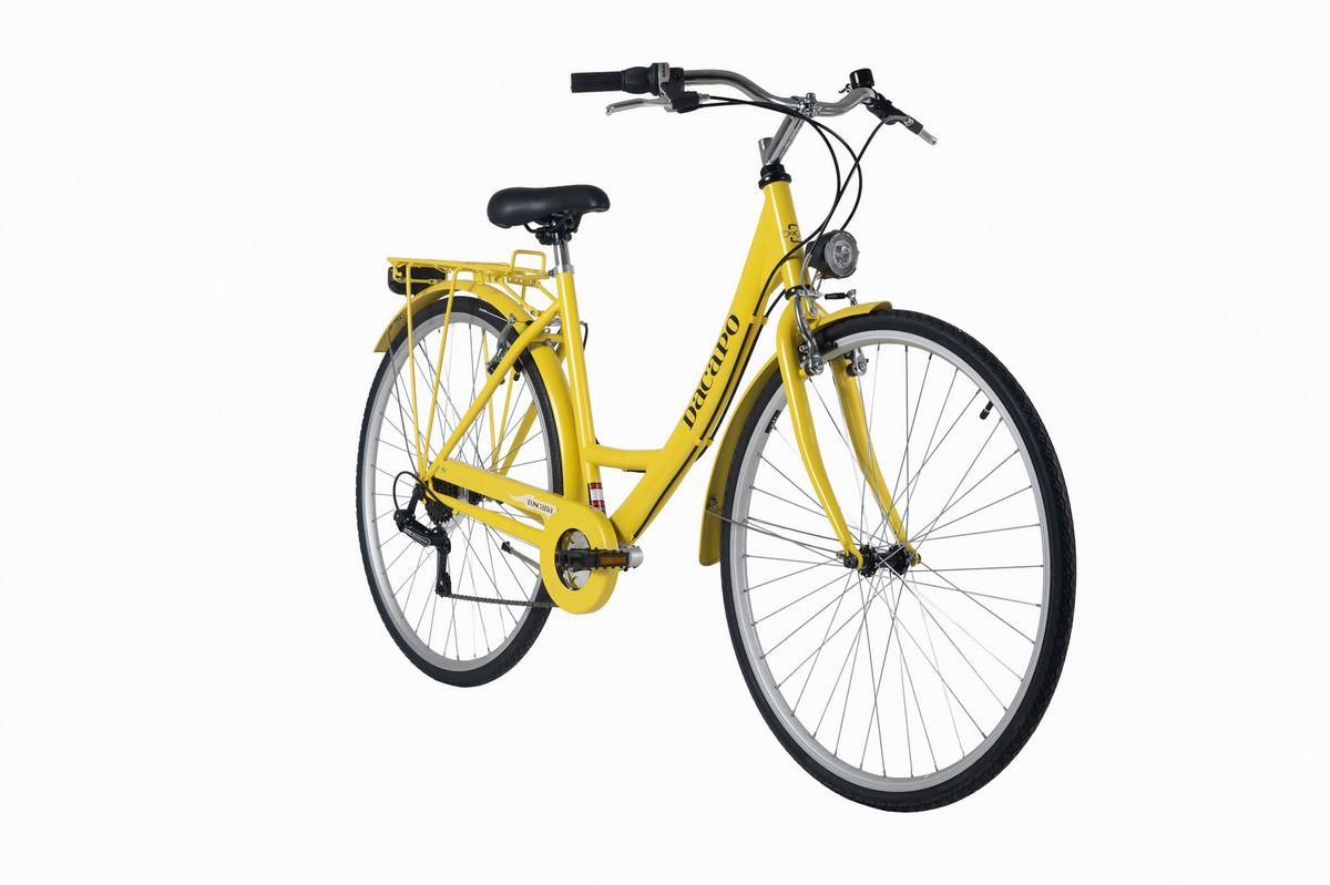 Damenfahrrad 28'' Daapo Toscana gelb - Gelb, Basics, Metall (25kg)