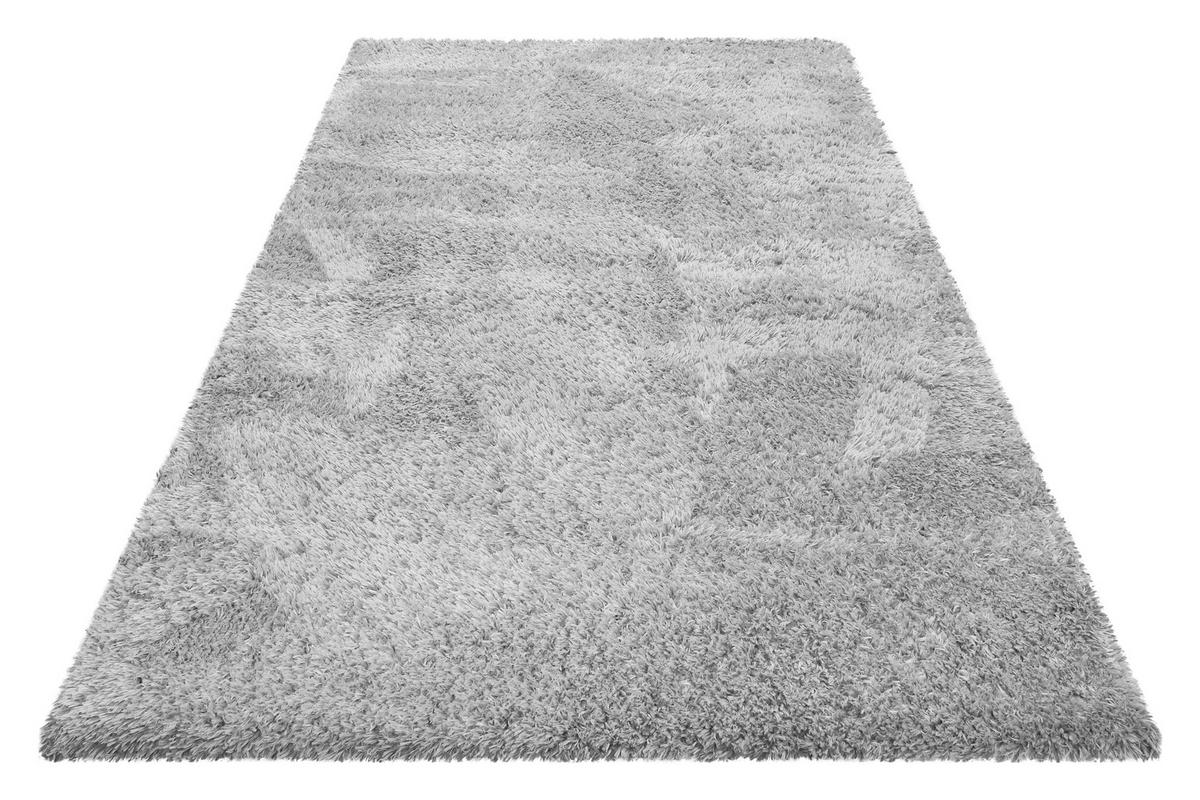 Hochflor Teppich Silber Yogi 200x290 Cm - Silberfarben, KONVENTIONELL, Textil (200/290cm) - Esprit