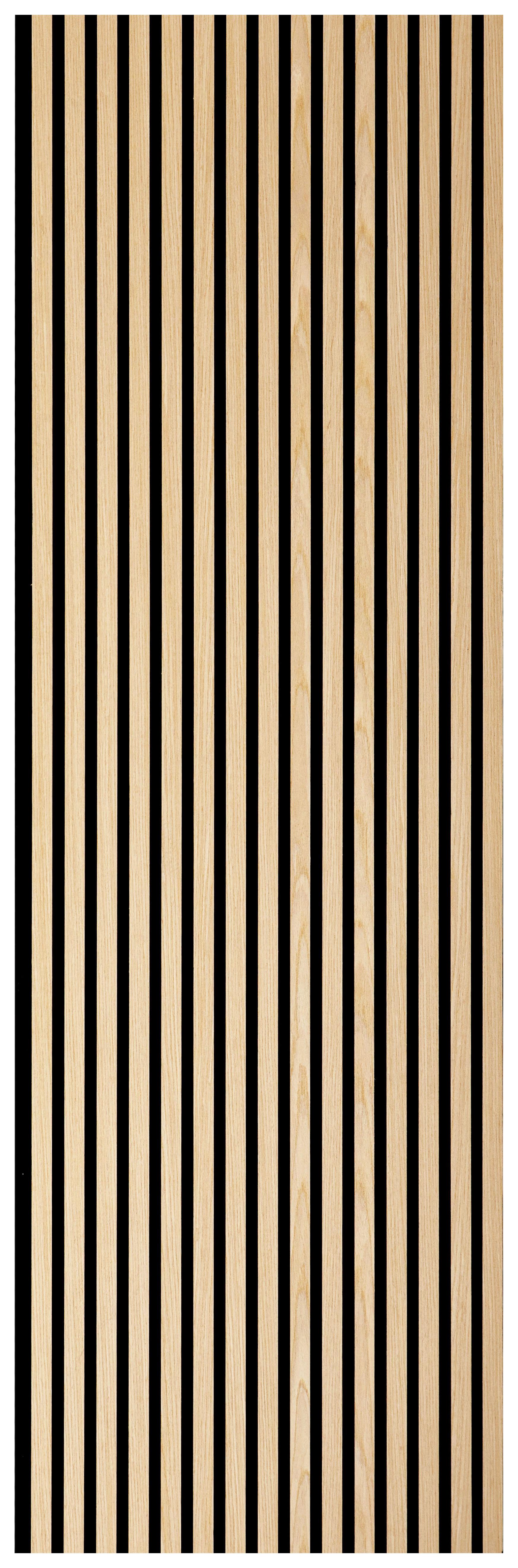 Akustikpaneel Elements Eiche Hell - Eiche Bianco/Eichefarben, Basics, Holz/Holzwerkstoff (56/244/1.8cm) - Novel