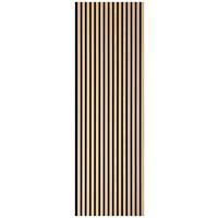 Akustikpaneel Elements Eiche Hell - Eiche Bianco/Eichefarben, Basics, Holz/Holzwerkstoff (56/244/1.8cm) - Novel