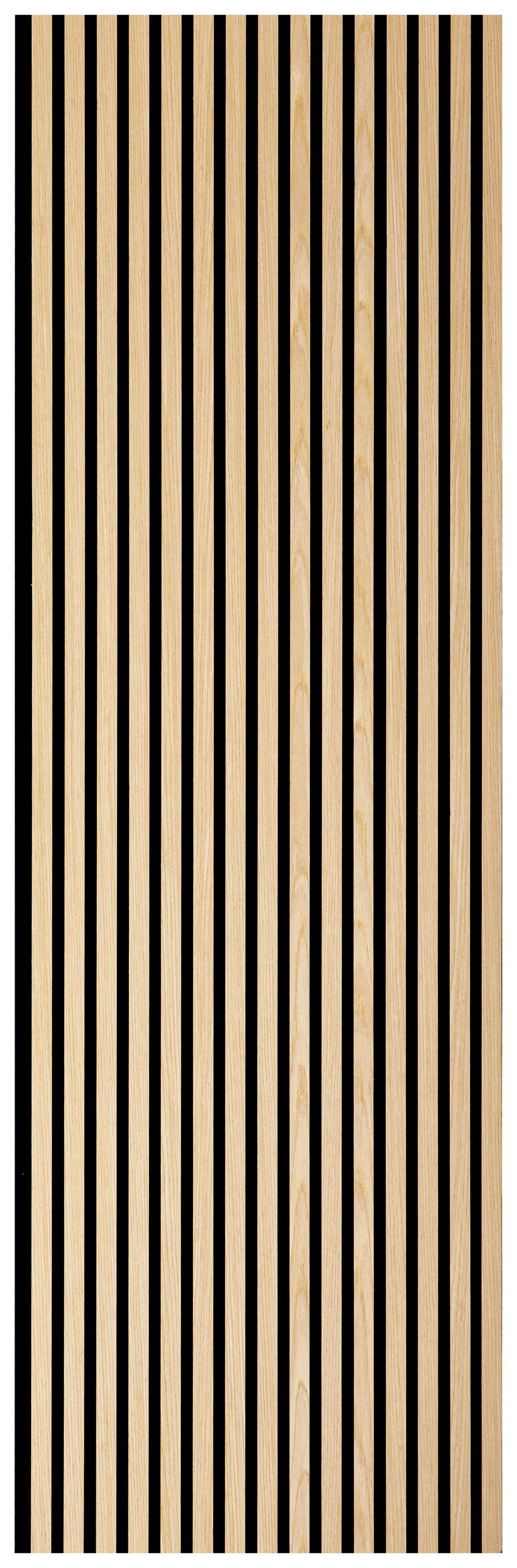 Akustikpaneel Elements Eiche Hell - Eiche Bianco/Eichefarben, Basics, Holz/Holzwerkstoff (56/244/1.8cm) - Novel