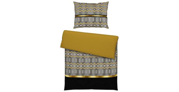 Bettwäsche Elisa - Goldfarben/Multicolor, ROMANTIK / LANDHAUS, Textil - James Wood