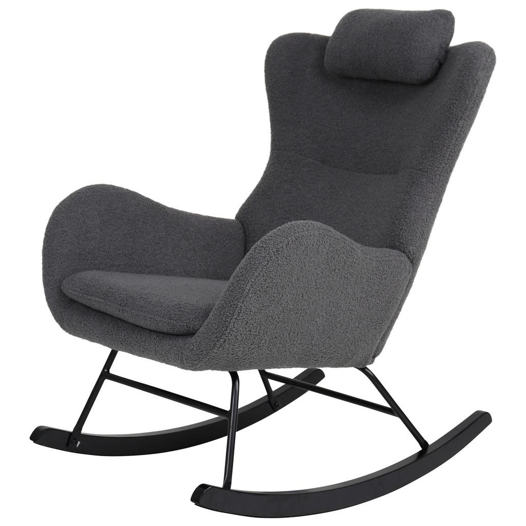 Schaukelsessel Teddy Teddy Grau, B: 66 cm