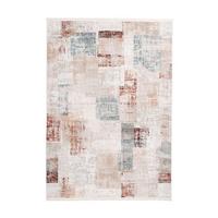 Webteppich Grau/rosa Akropolis 80x150 Cm - Rosa/Grau, Design, Textil (80/150cm) - Kayoom